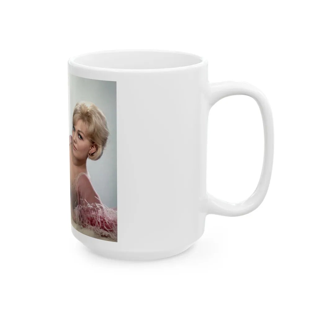 Kim Novak #357 (Vintage Female Icon) White Coffee Mug-Go Mug Yourself