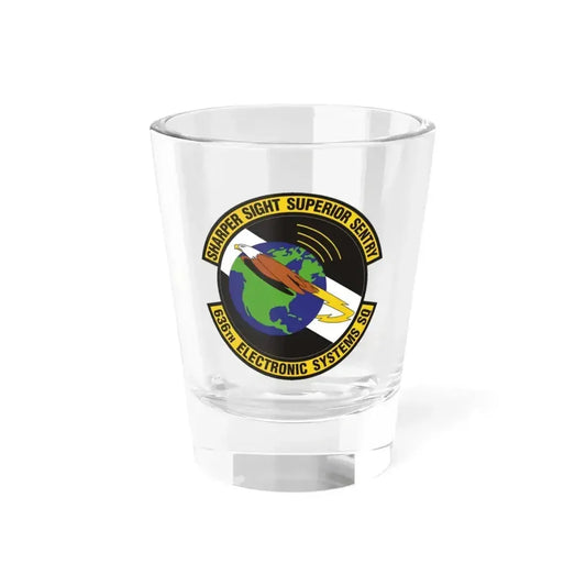 636th Electronic Systems Squadron (U.S. Air Force) Shot Glass 1.5oz 1.5oz - Go Mug Yourself