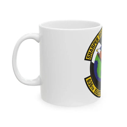 636th Electronic Systems Squadron (U.S. Air Force) White Coffee Mug - Go Mug Yourself