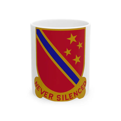 636th Field Artillery Battalion (U.S. Army) White Coffee Mug-11oz-Go Mug Yourself