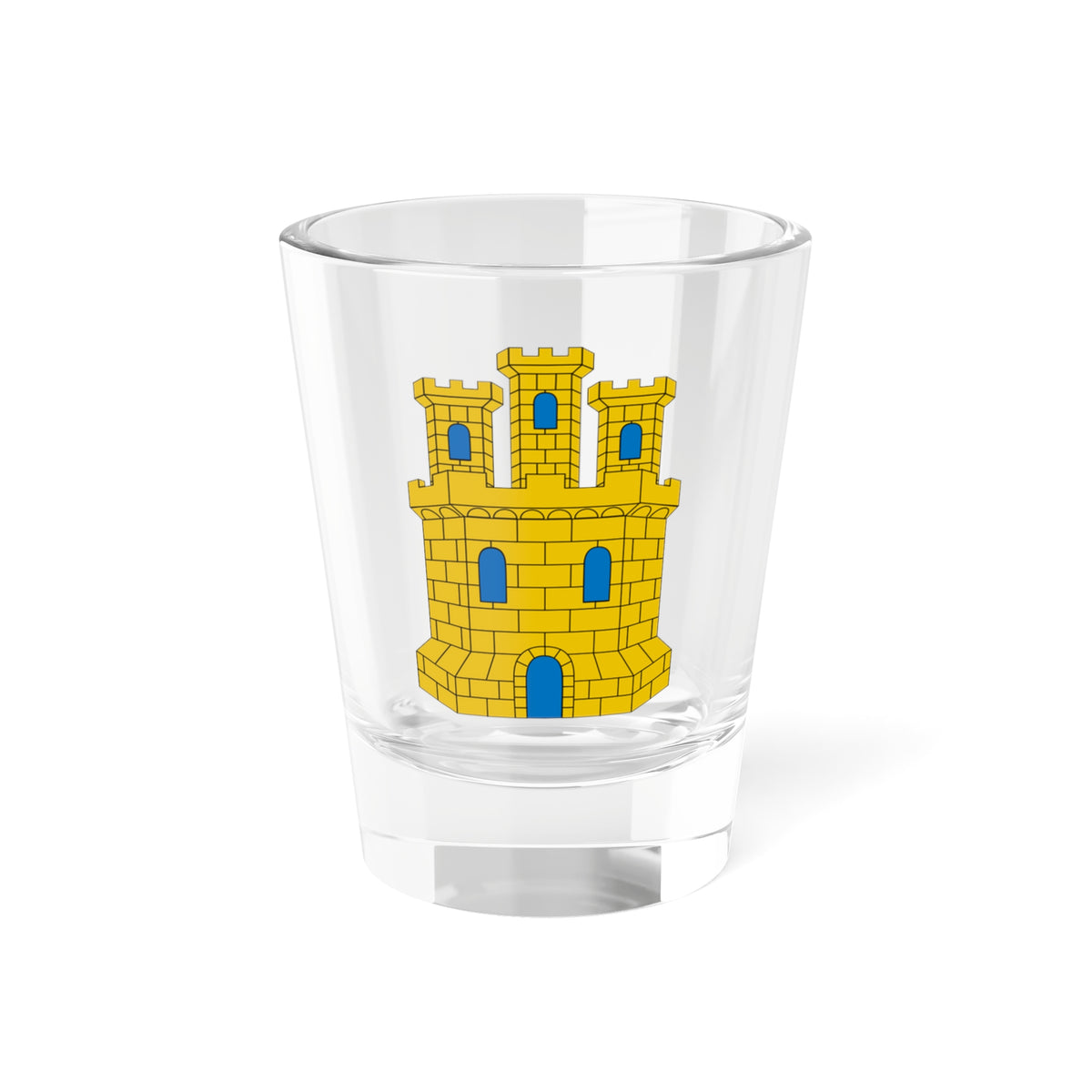 Castillo heráldico 02 (Spain) (Coat of Arms) Shot Glass 1.5oz