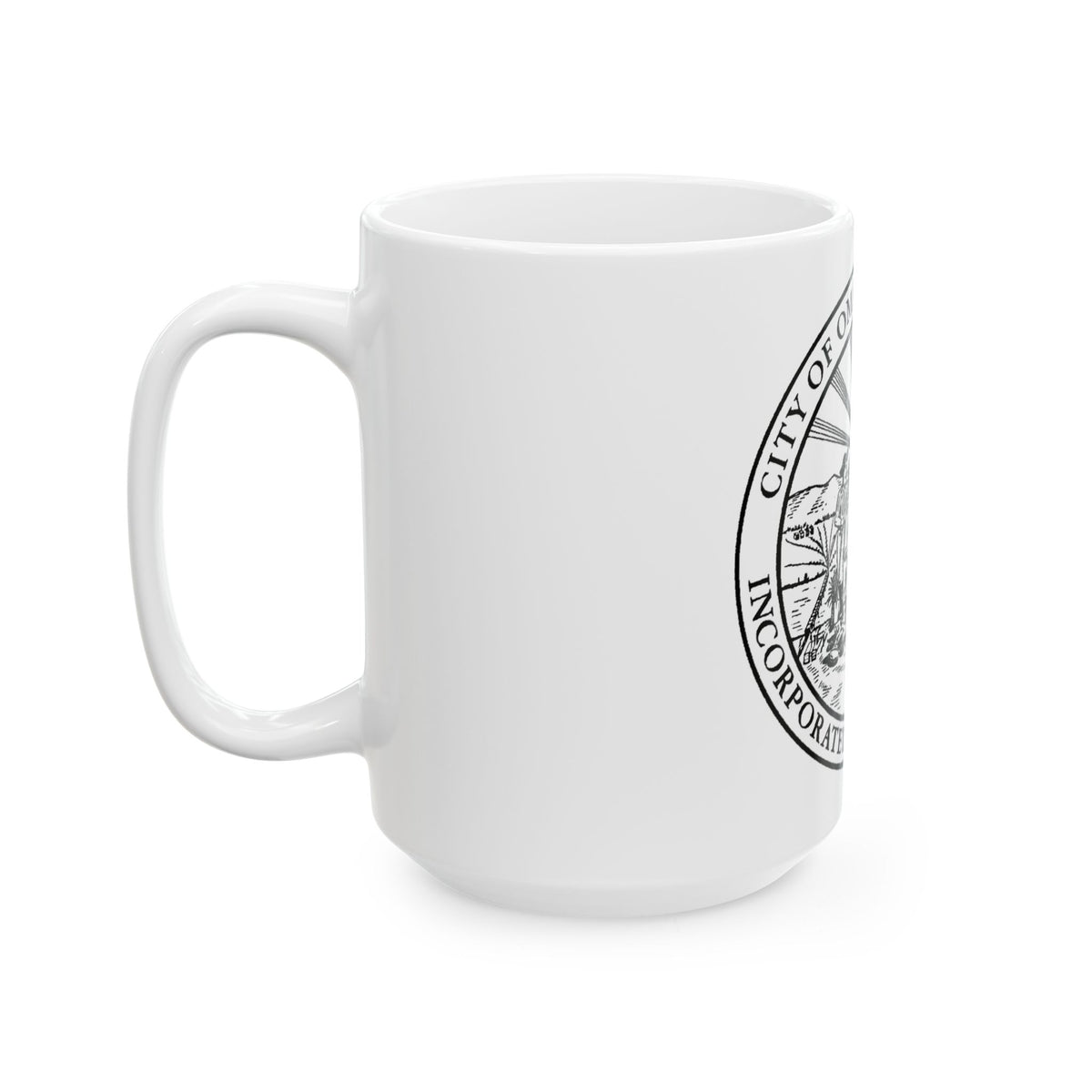 Seal of Omaha Nebraska - White Coffee Mug
