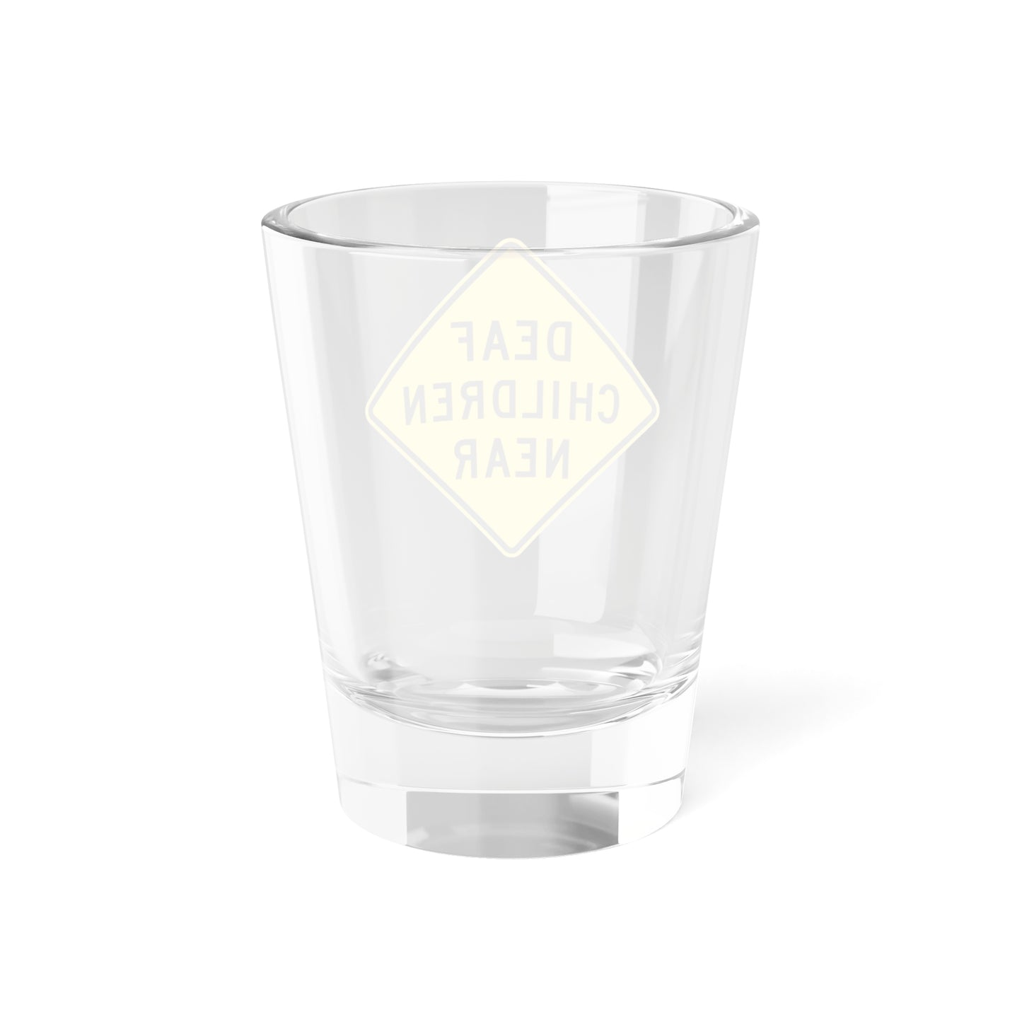 MUTCD-CA SW38 (California) (Road Sign) Shot Glass 1.5oz