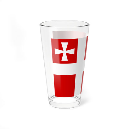 Flag of Volyn Oblast 3-2 (Ukraine) Pint Glass 16oz
