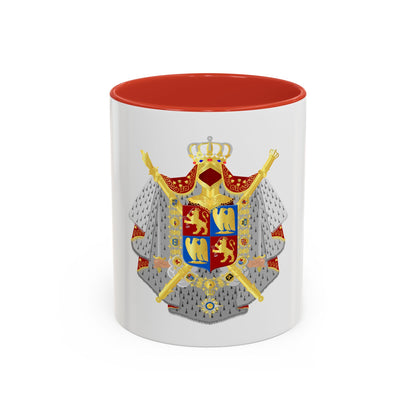 Coat of arms of kingdom Holland King Lodewijk 1808 - Accent Coffee Mug