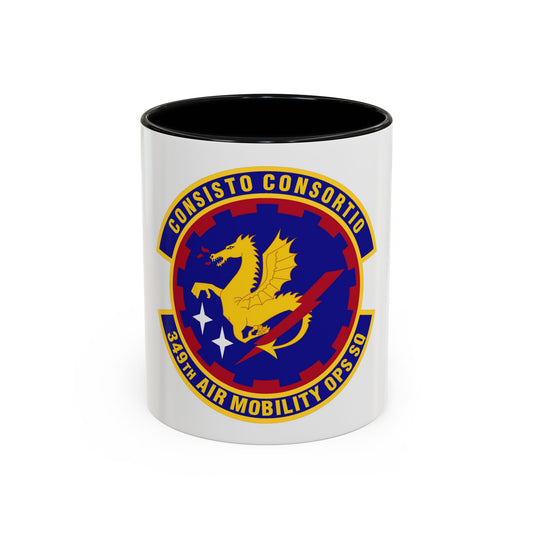 349th Air Mobility Operations Squadron (U.S. Air Force) Accent Coffee Mug