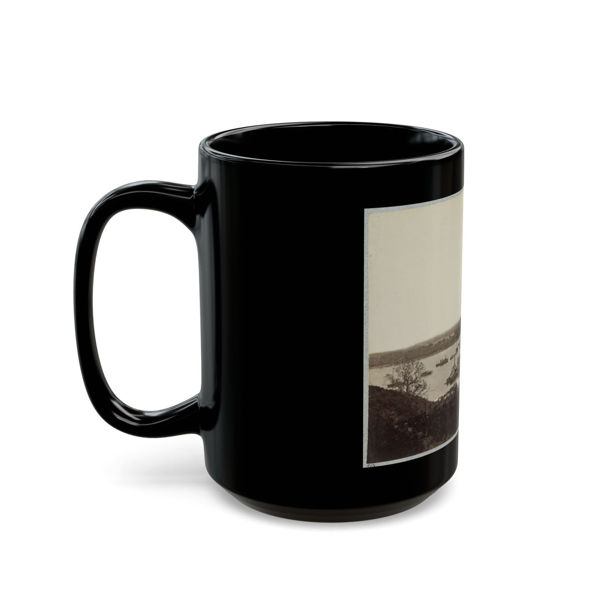 Belle Plain Landing, Va. 004 (U.S. Civil War) Black Coffee Mug