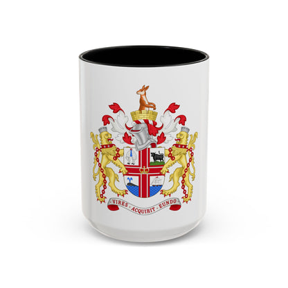 Coat of Arms Melbourne Australia - Accent Coffee Mug