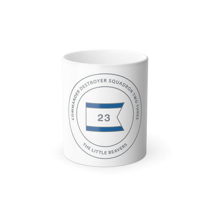 Destroyer Sq 23 COMDESRON 23 (U.S. Navy) Color Changing Mug 11oz