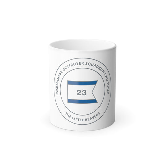 Destroyer Sq 23 COMDESRON 23 (U.S. Navy) Color Changing Mug 11oz