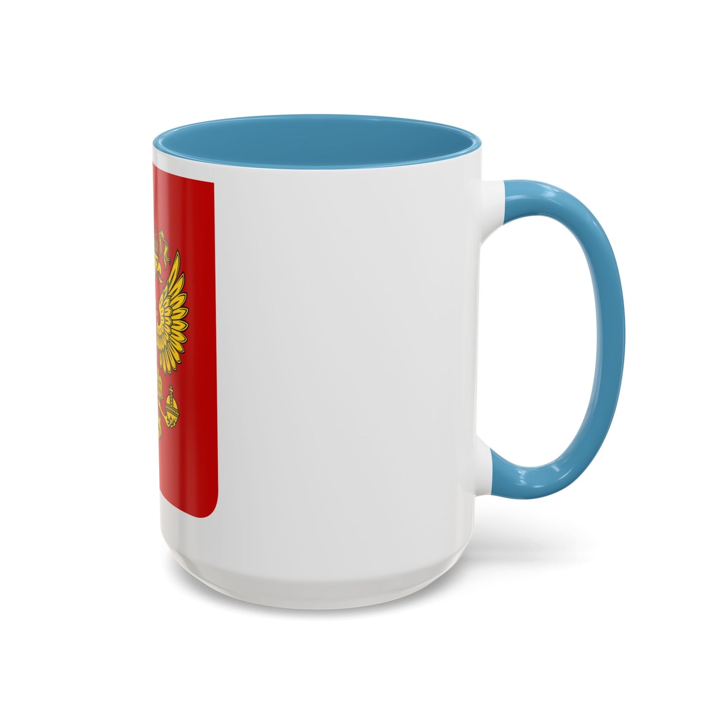 Coat of Arms of the Russian Federation - Accent Coffee Mug