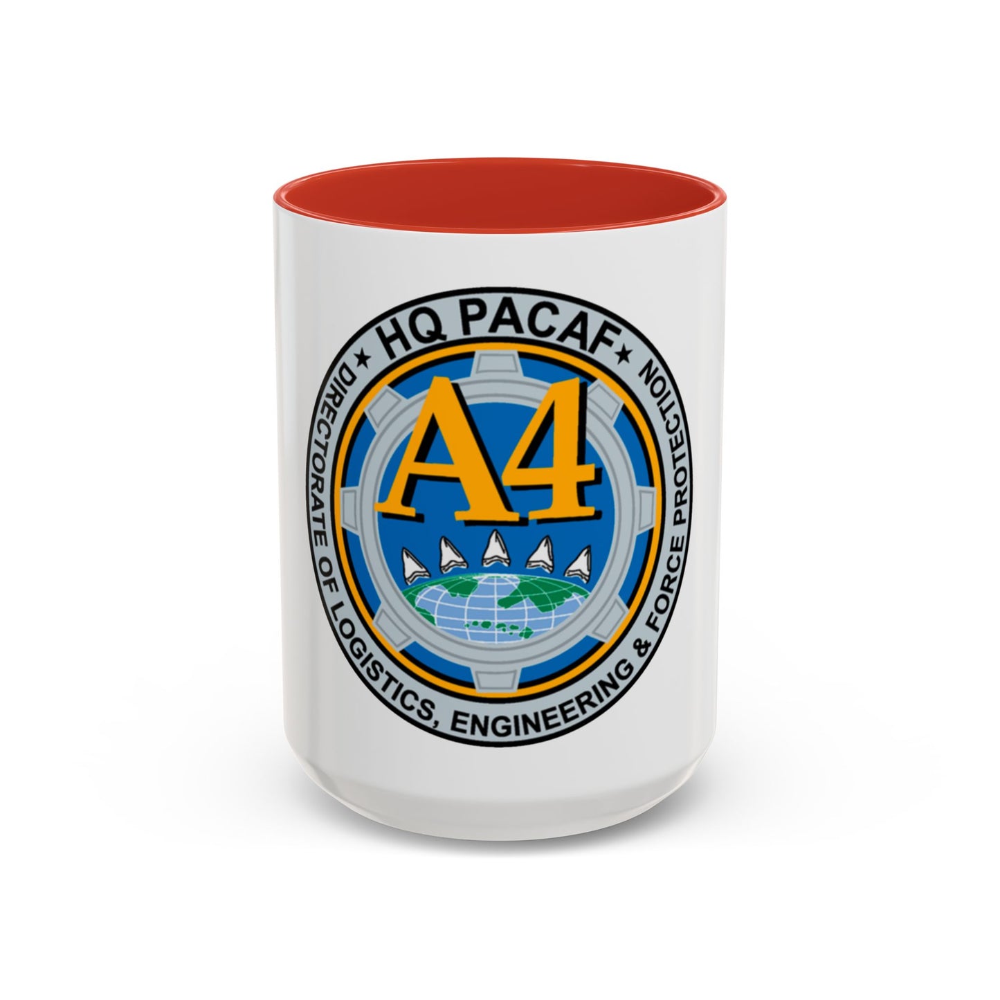 HQ PACAF A4 (U.S. Air Force) Accent Coffee Mug