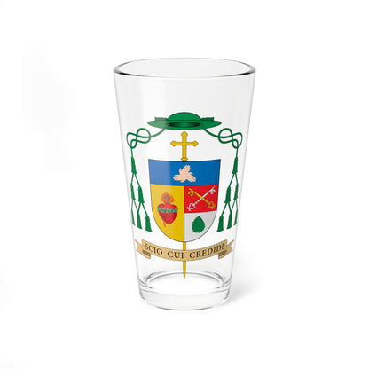 Escudo de Jesús Rico García (Spain) (Coat of Arms) Pint Glass 16oz