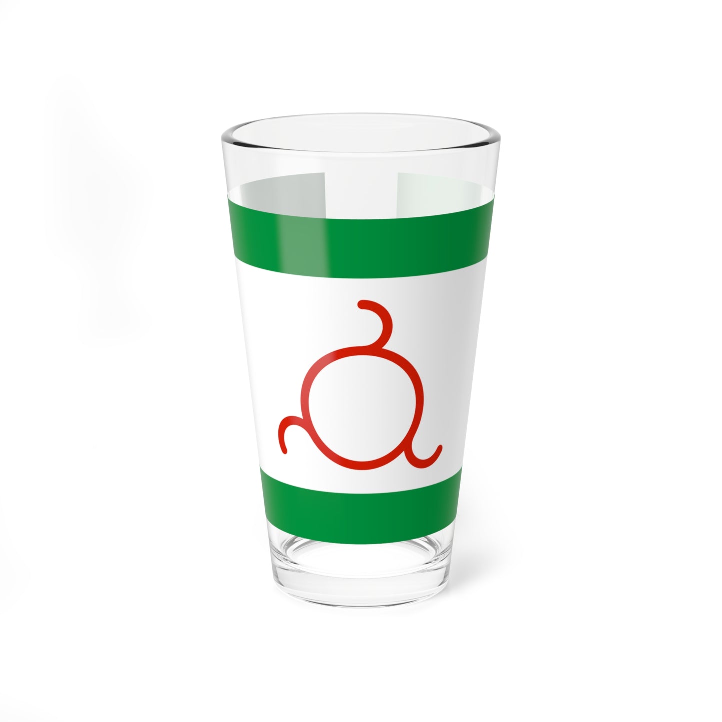 Flag of Ingushetia 1994 (Russia) Pint Glass 16oz