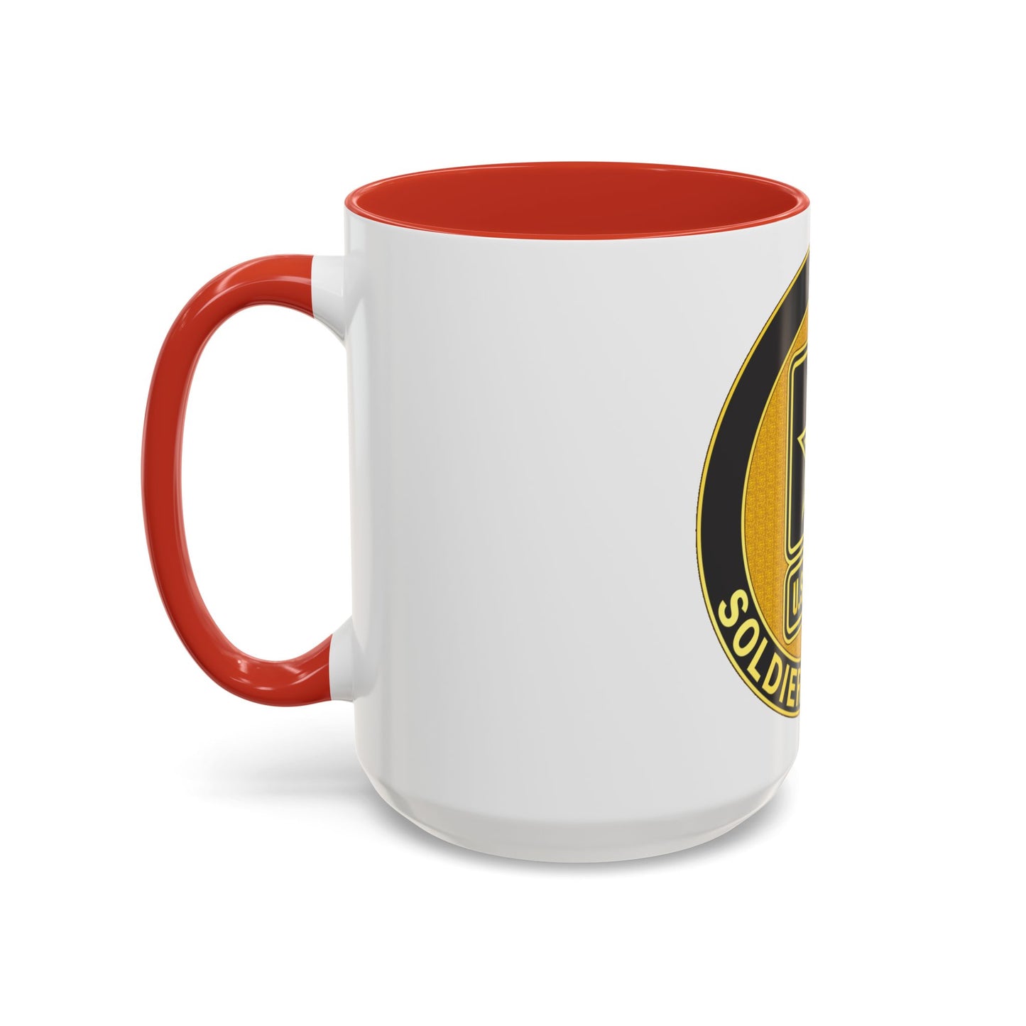Soldier for Life Lapel Button (U.S. Army) Accent Coffee Mug
