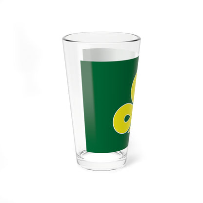 Flag of Mikawa Yamagata (Japan) Pint Glass 16oz