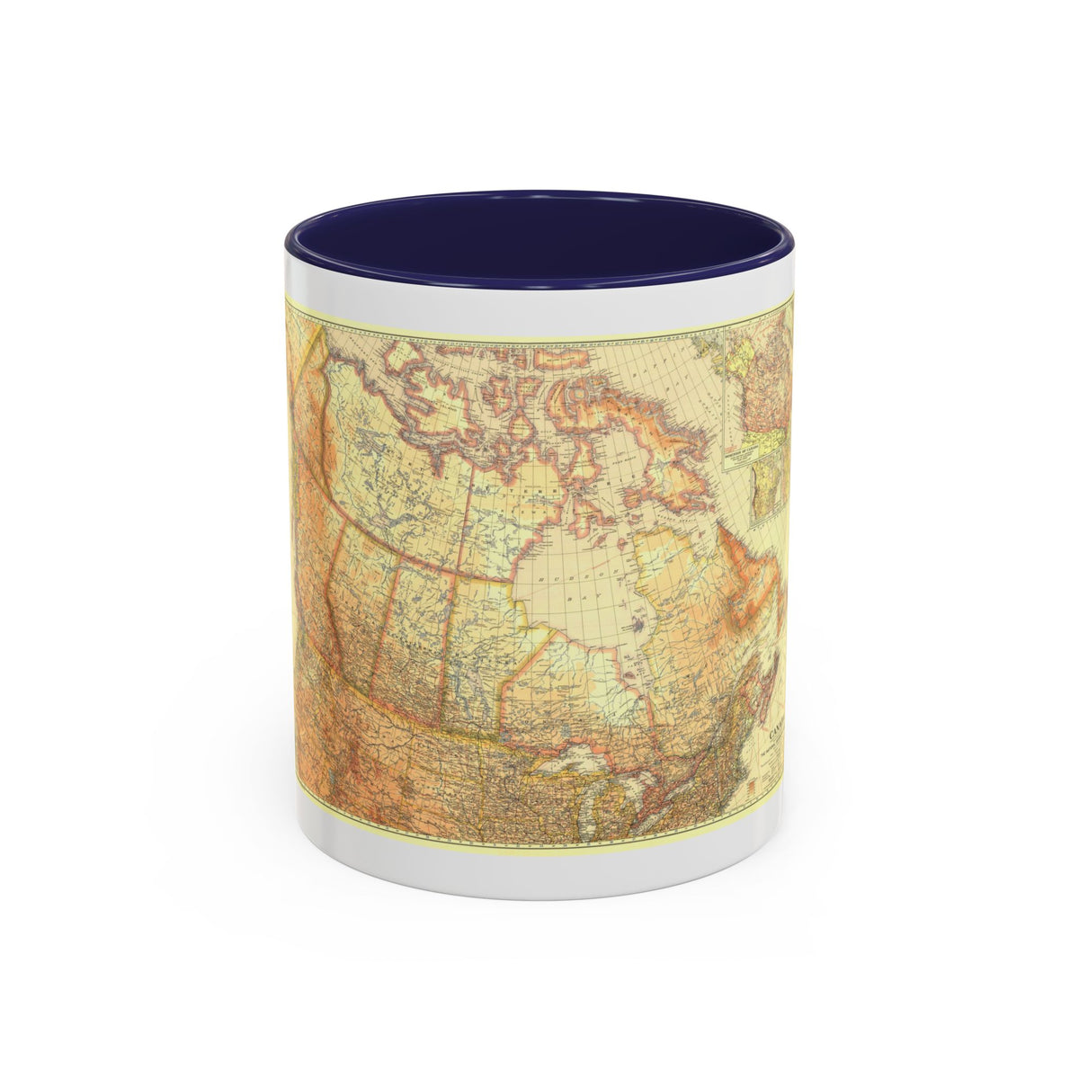 Canada (1936) (Map) Accent Coffee Mug