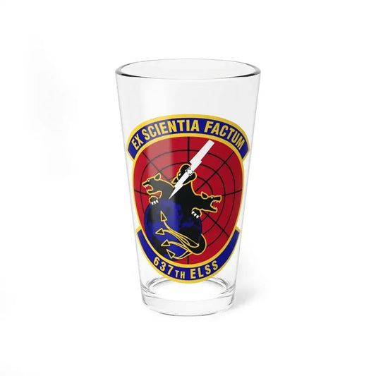 637th Electronic Systems Squadron (U.S. Air Force) Pint Glass 16oz 16oz - Go Mug Yourself