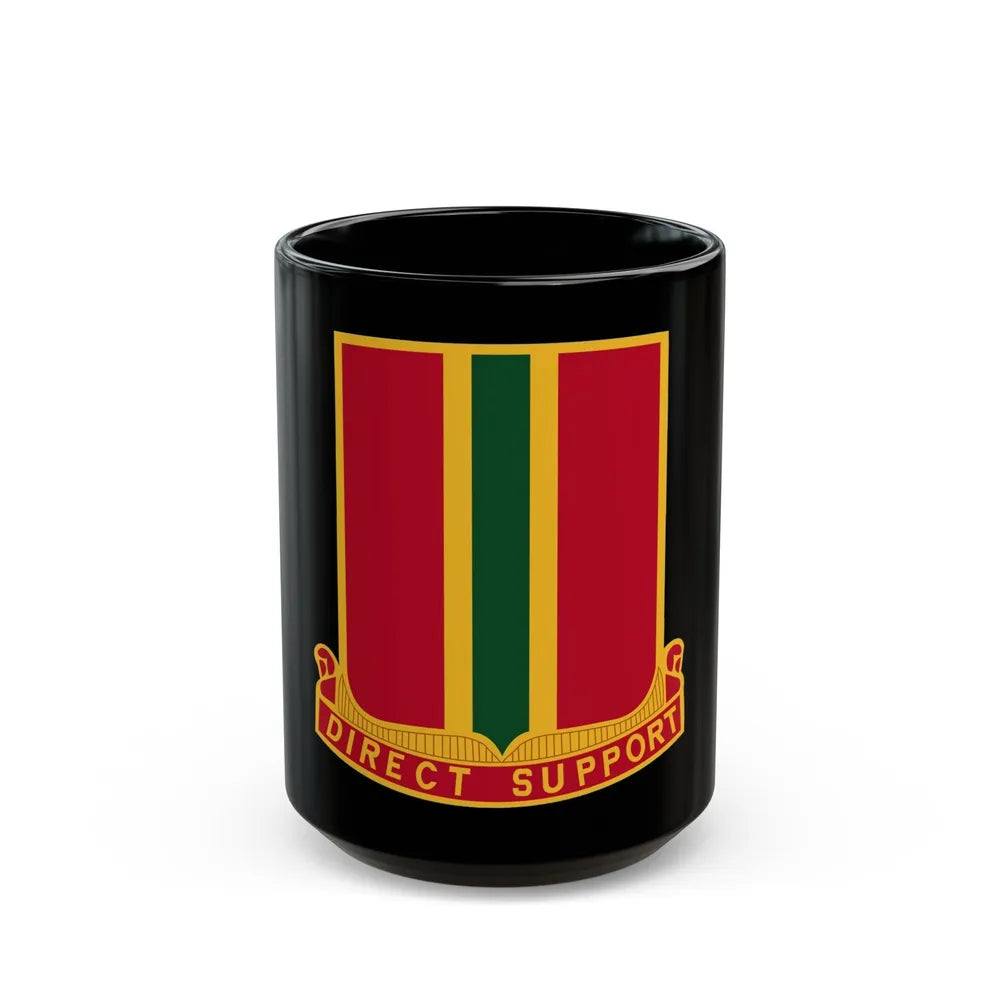 637th Field Artillery Battalion (U.S. Army) Black Coffee Mug-15oz-Go Mug Yourself