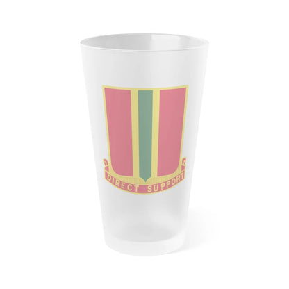 637th Field Artillery Battalion (U.S. Army) Frosted Pint Glass 16oz-Go Mug Yourself