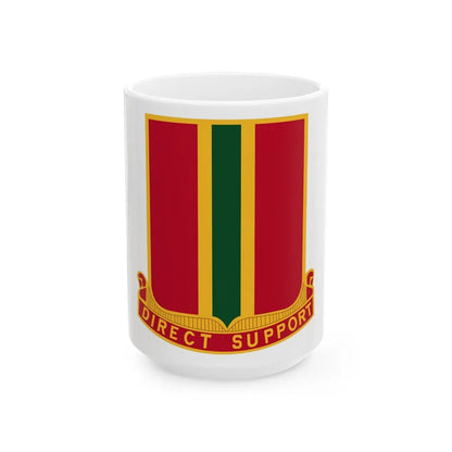 637th Field Artillery Battalion (U.S. Army) White Coffee Mug-15oz-Go Mug Yourself