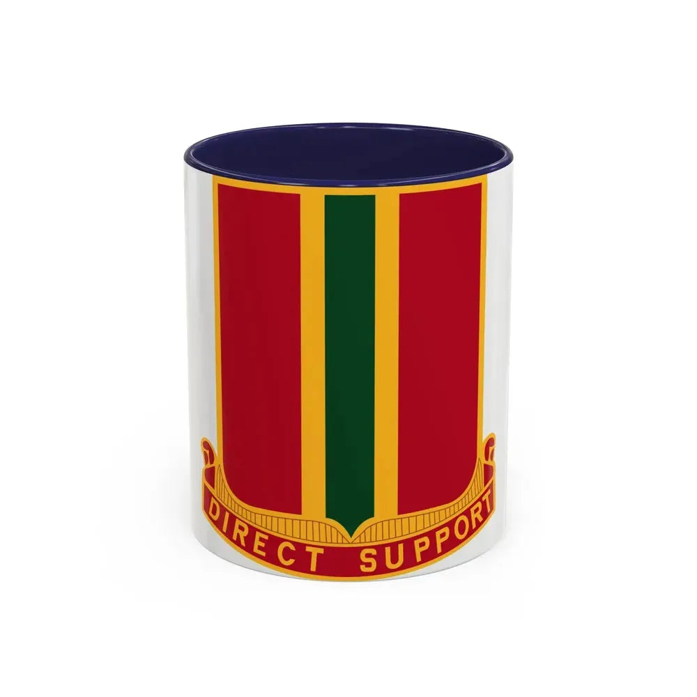 637th Field Artillery Battalion (U.S. Army) Accent Coffee Mug 11oz Navy - Go Mug Yourself