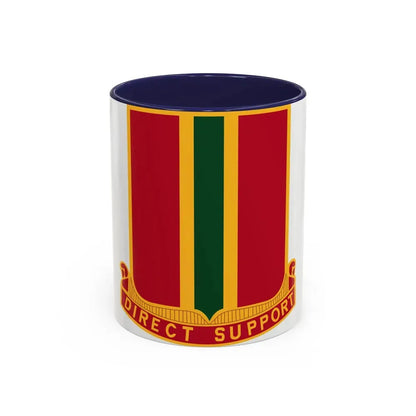 637th Field Artillery Battalion (U.S. Army) Accent Coffee Mug 11oz Navy - Go Mug Yourself