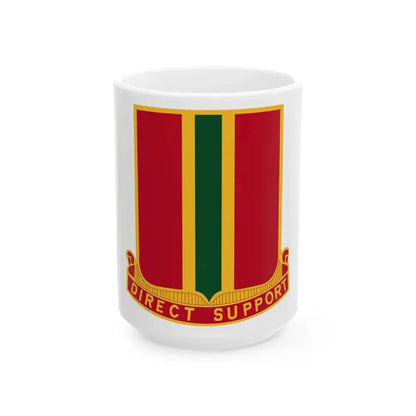 637th Field Artillery Battalion (U.S. Army) White Coffee Mug 15oz - Go Mug Yourself