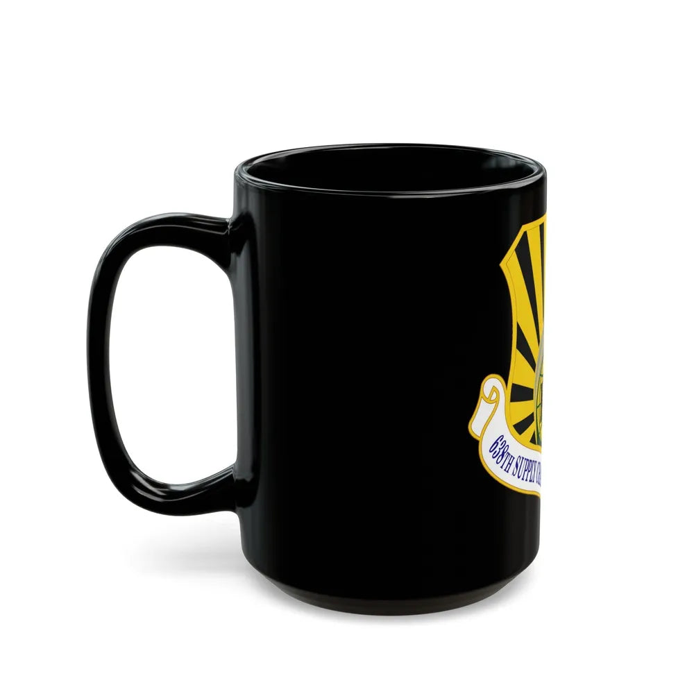 638 Supply Chain Management Group AFMC (U.S. Air Force) Black Coffee Mug-Go Mug Yourself