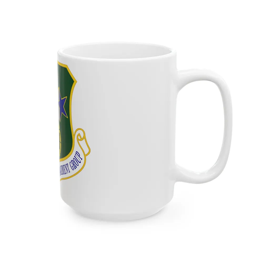 638 Supply Chain Management Group AFMC (U.S. Air Force) White Coffee Mug-Go Mug Yourself