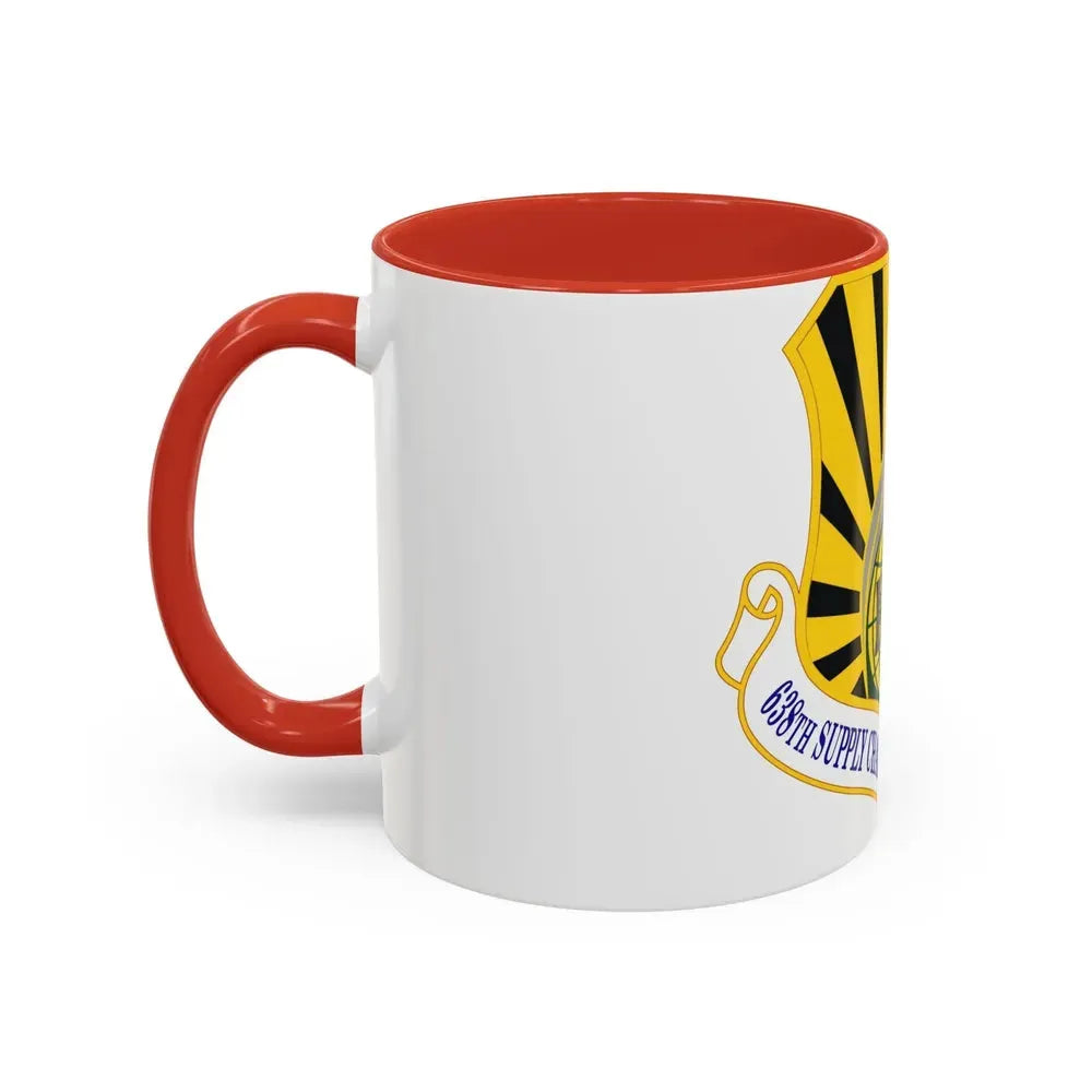 638 Supply Chain Management Group AFMC (U.S. Air Force) Accent Coffee Mug - Go Mug Yourself