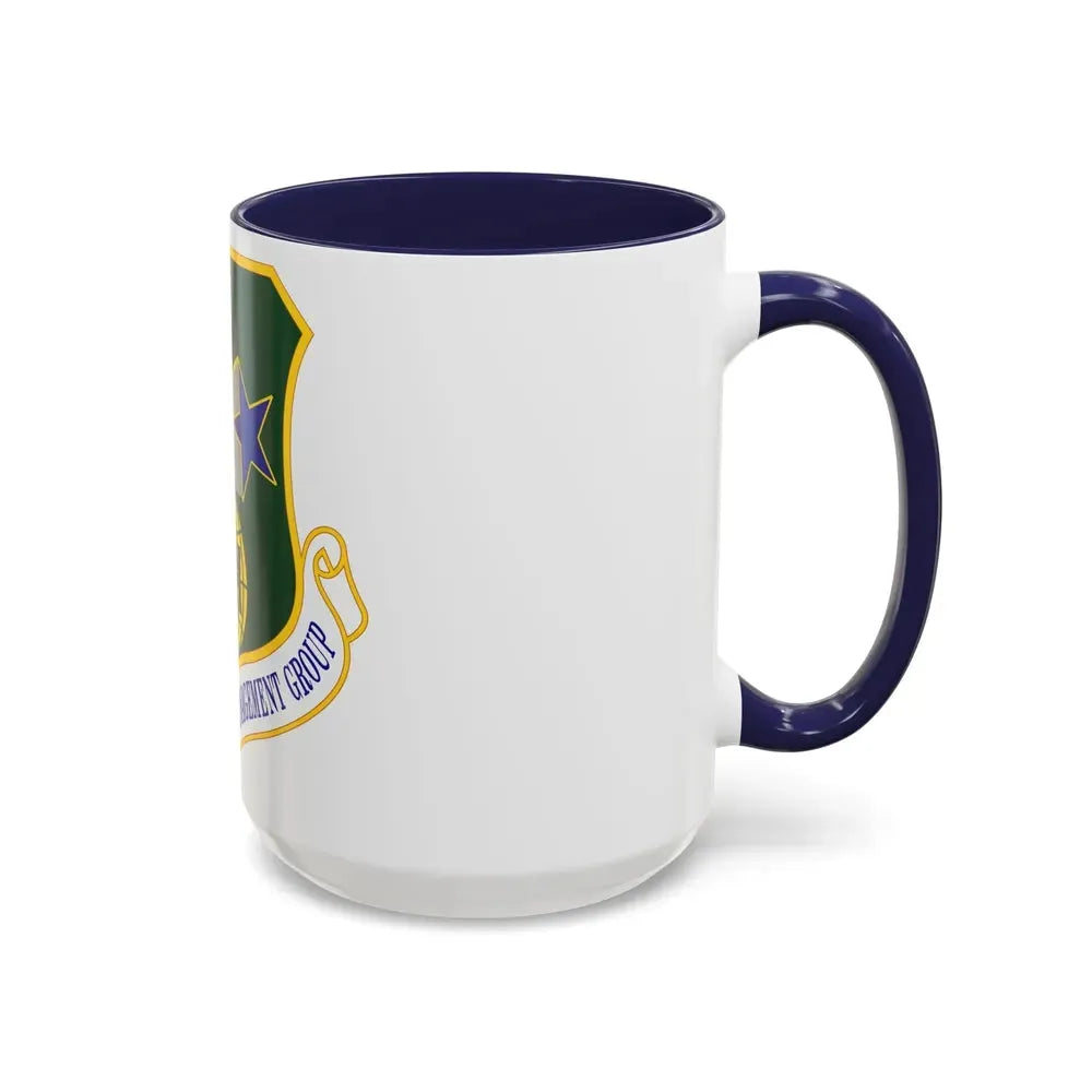 638 Supply Chain Management Group AFMC (U.S. Air Force) Accent Coffee Mug - Go Mug Yourself