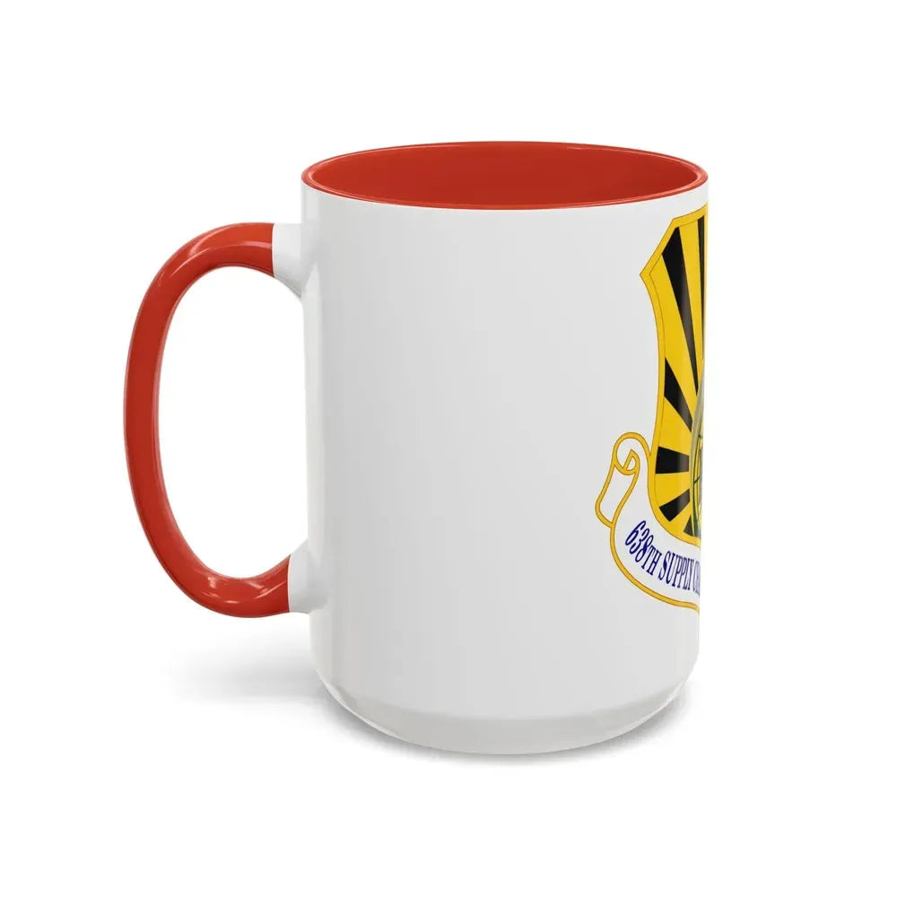638 Supply Chain Management Group AFMC (U.S. Air Force) Accent Coffee Mug - Go Mug Yourself