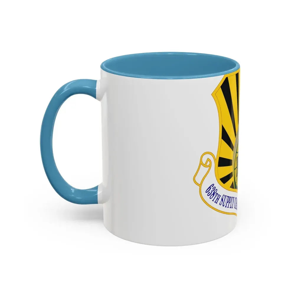 638 Supply Chain Management Group AFMC (U.S. Air Force) Accent Coffee Mug - Go Mug Yourself