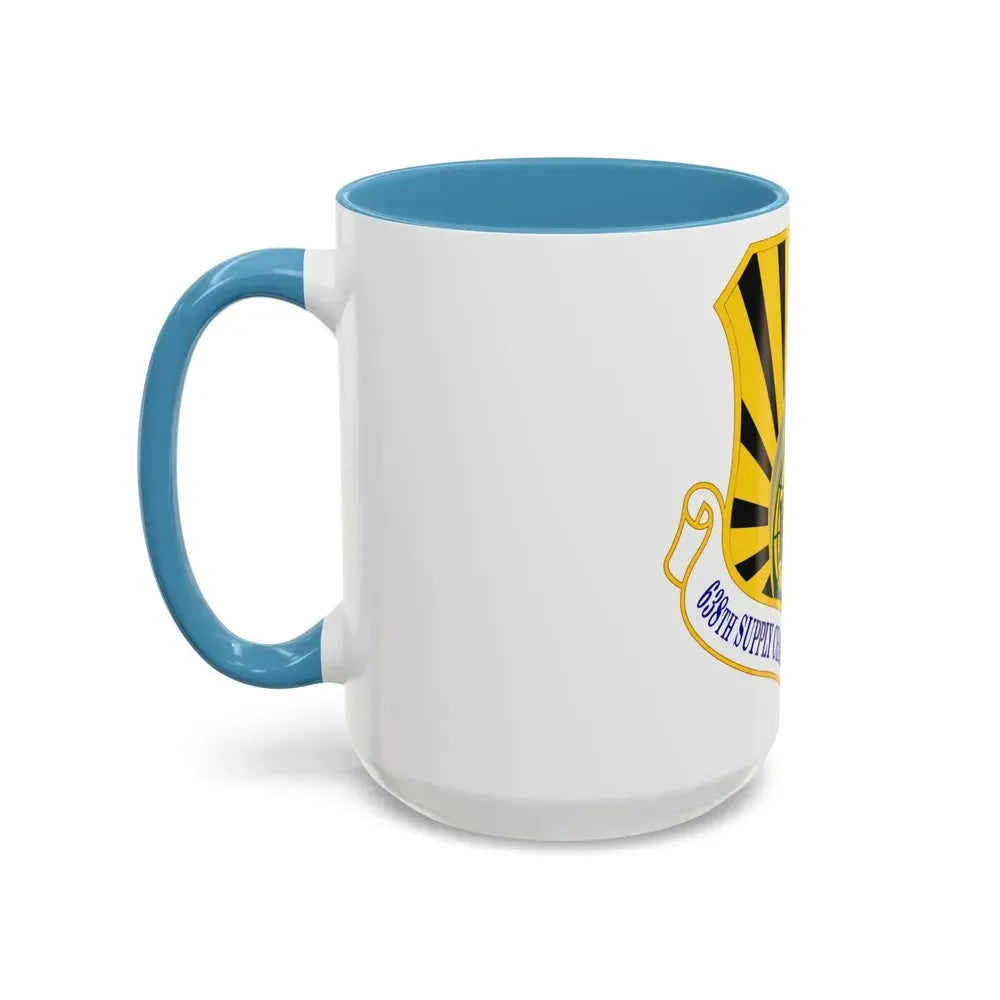 638 Supply Chain Management Group AFMC (U.S. Air Force) Accent Coffee Mug - Go Mug Yourself