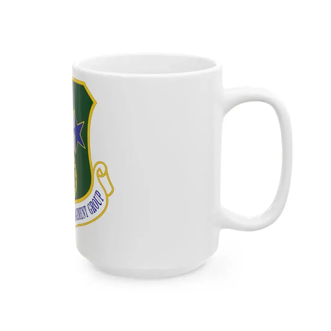 638 Supply Chain Management Group AFMC (U.S. Air Force) White Coffee Mug - Go Mug Yourself