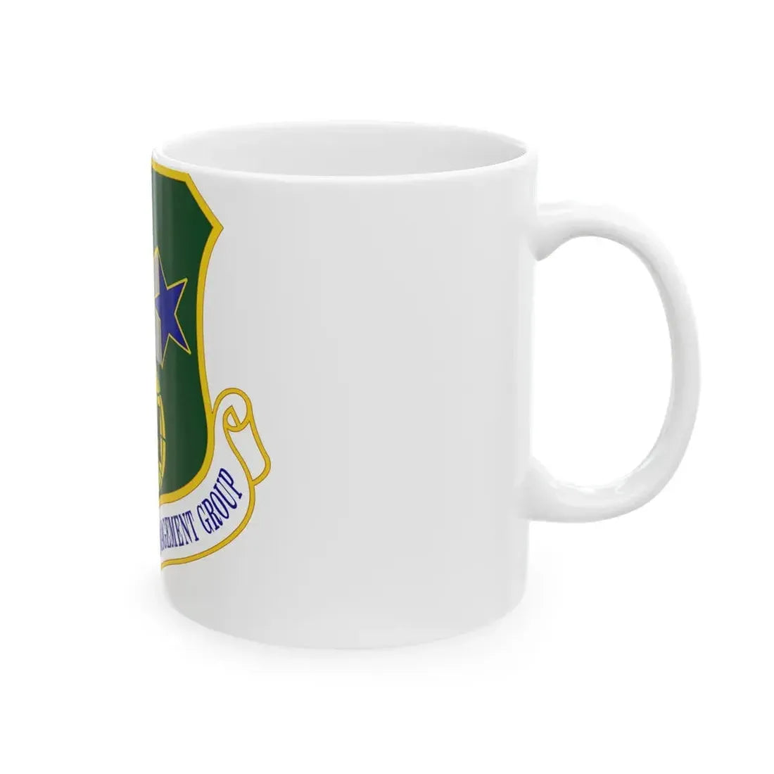 638 Supply Chain Management Group AFMC (U.S. Air Force) White Coffee Mug - Go Mug Yourself