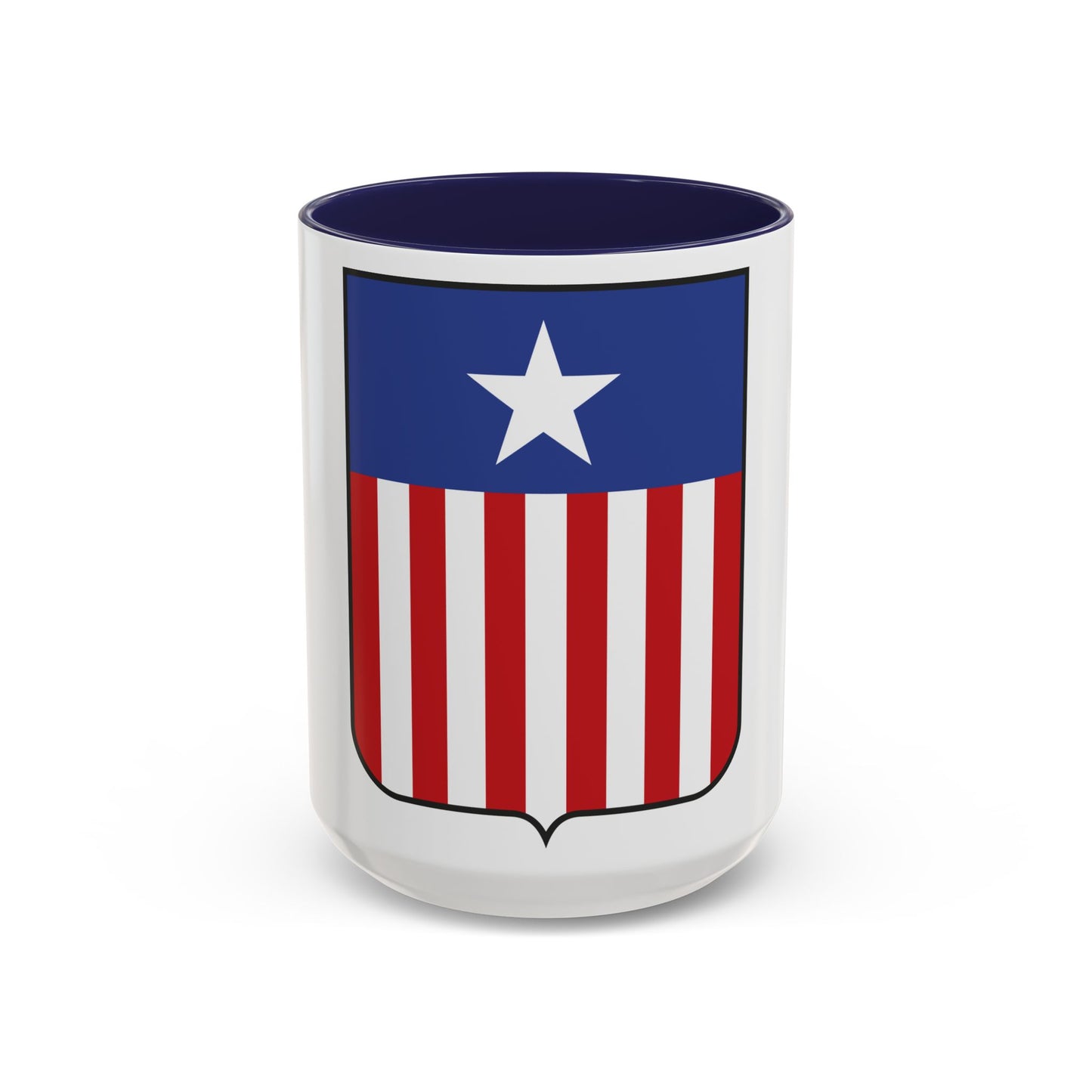 Coat of arms of Liberia in 1889 - Accent Coffee Mug