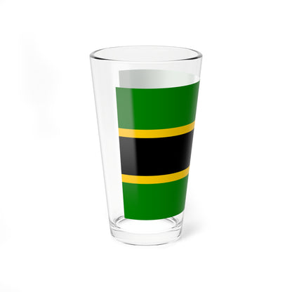 Flag of Tanganyika 1961-1964 (Tanzania) Pint Glass 16oz