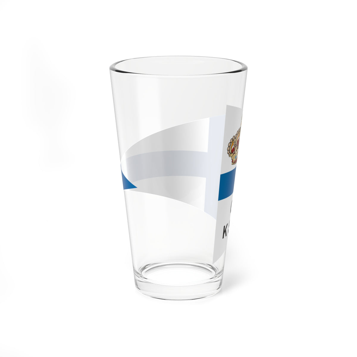 Burgee of Goteborgs Kungliga Segelsallskap (Sweden) Pint Glass 16oz
