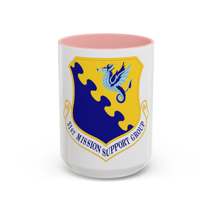 31st Mission Support Group (U.S. Air Force) Accent Coffee Mug