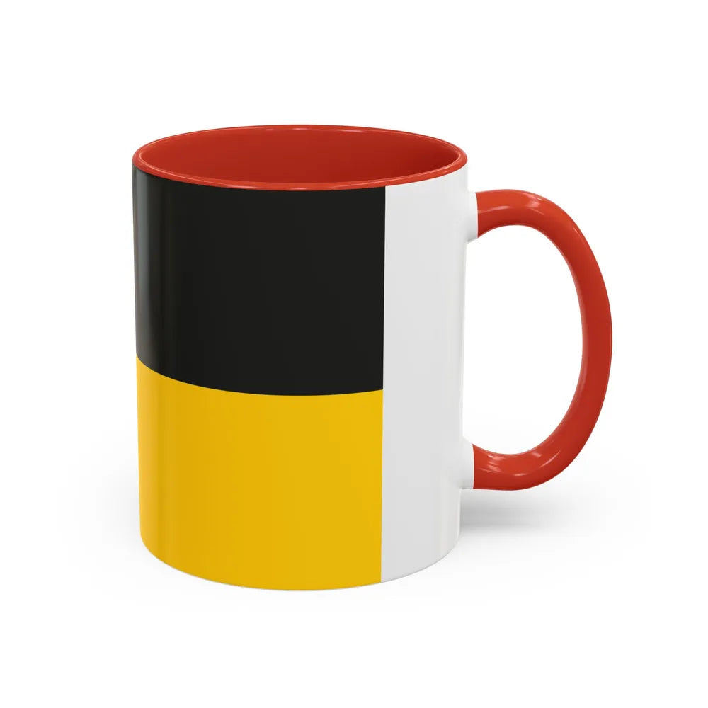 Flag of Gera Germany - Accent Coffee Mug-Go Mug Yourself