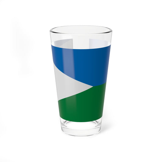 Flag of Zebecke (Hungary) Pint Glass 16oz