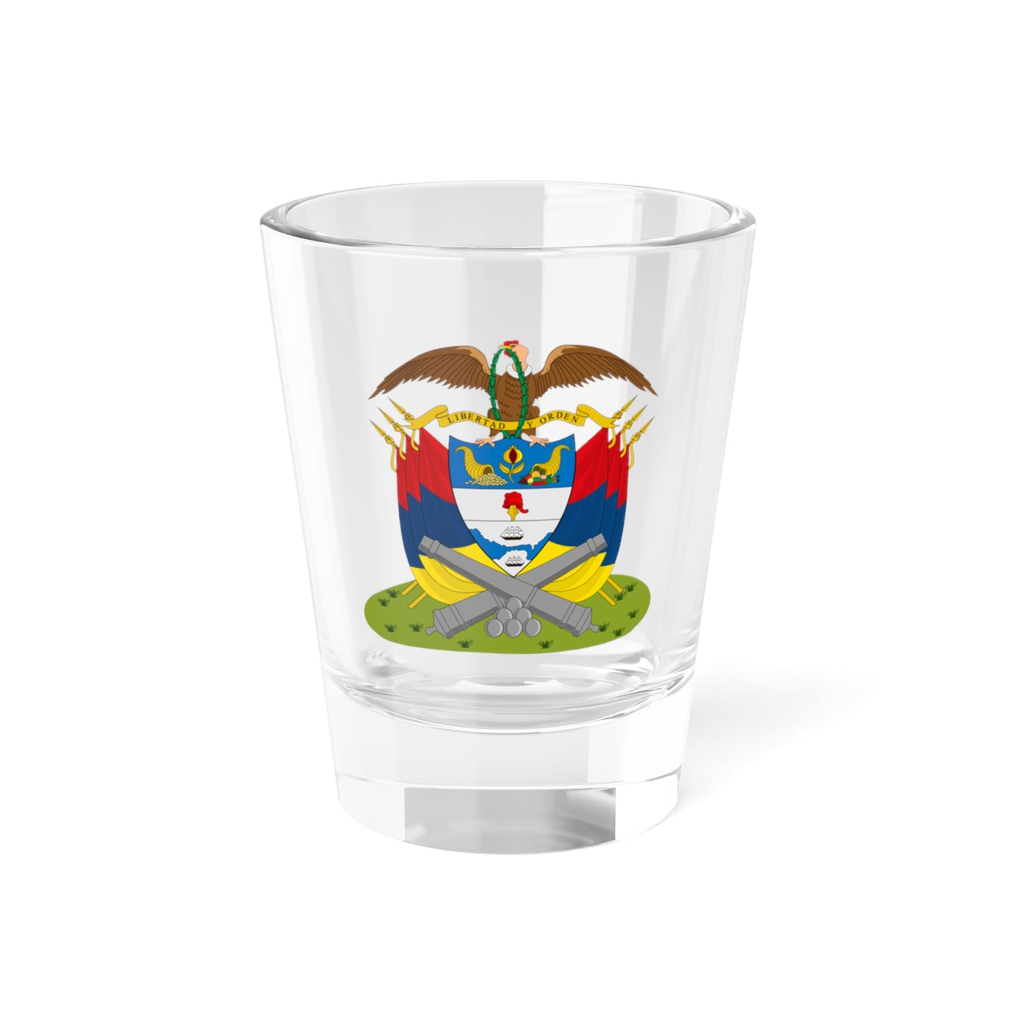 Coat of arms of New Granada (December 1854) - Shot Glass 1.5oz