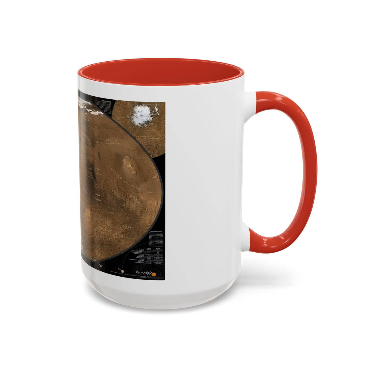 Space - MARS (2001) (Map) Accent Coffee Mug