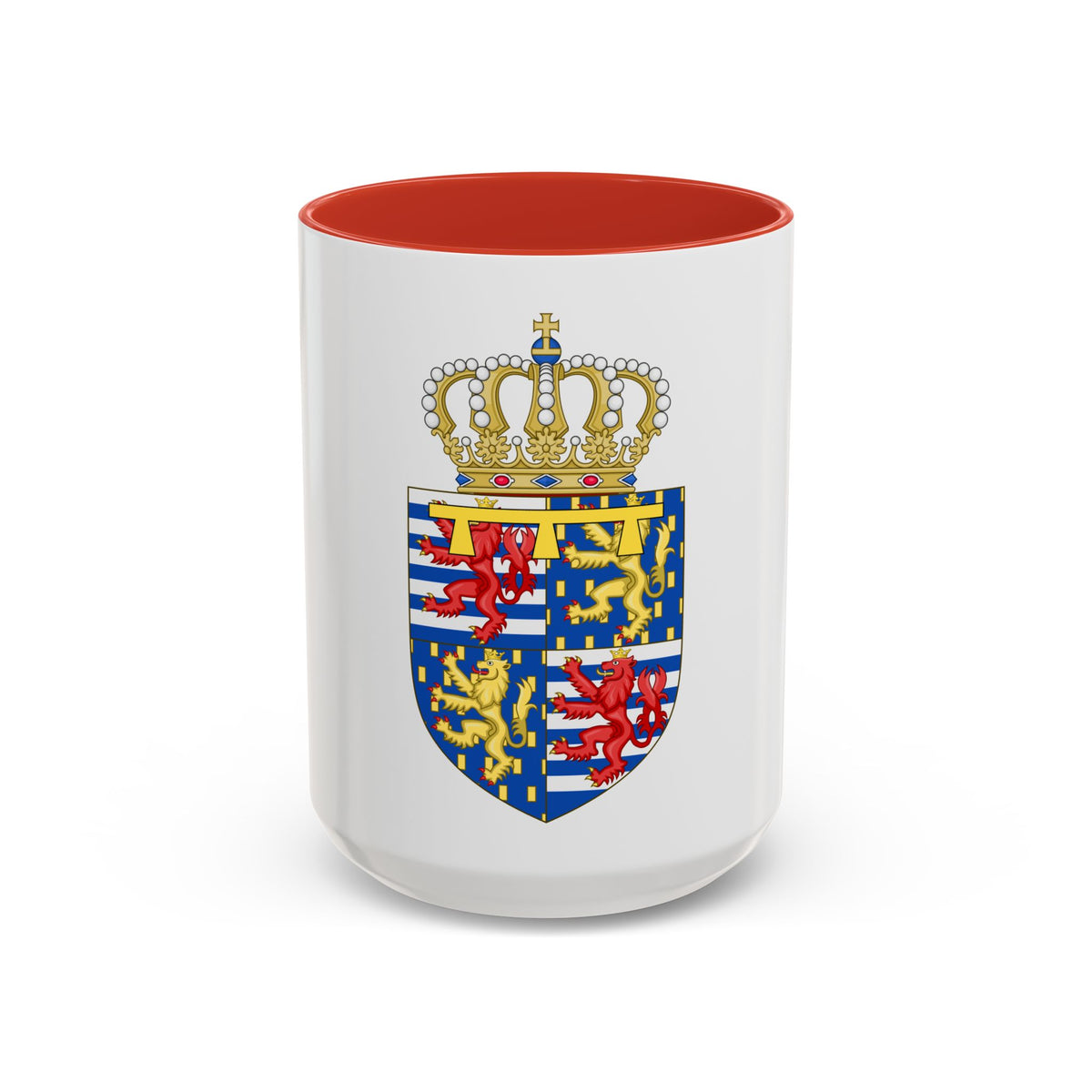 Lesser coat of arms of the Hereditary Grand Duke of Luxembourg (2000) - Accent Coffee Mug