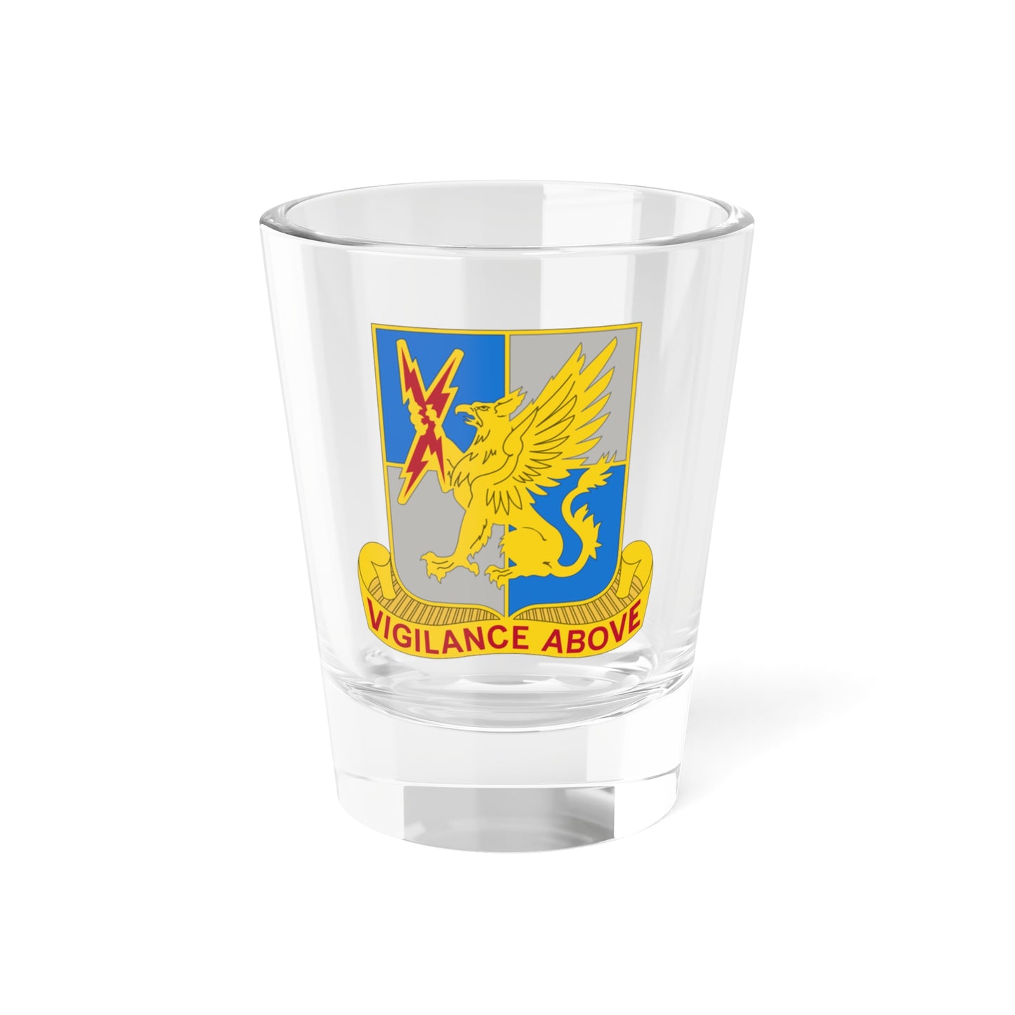 Verre à liqueur du bataillon de renseignement militaire 224 (armée américaine) 1,5 oz