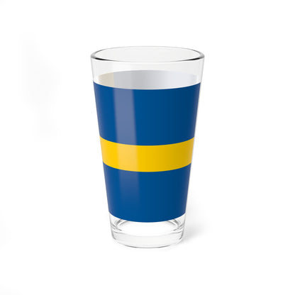 Flag of Sweden 1-2 (Sweden) Pint Glass 16oz