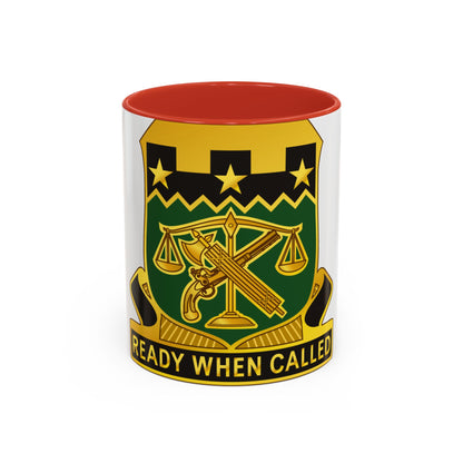 105 Military Police Battalion (U.S. Army) Accent Coffee Mug