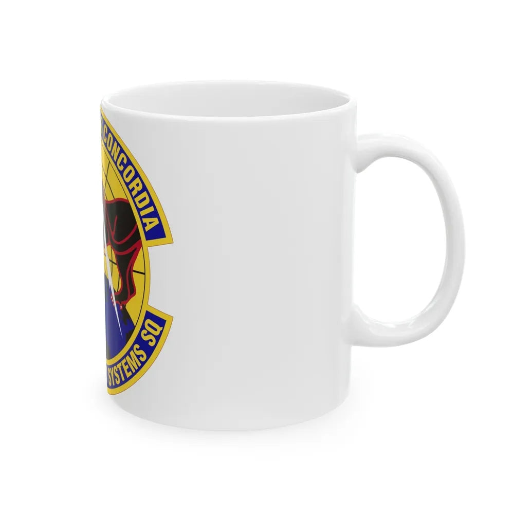 638th Electronic Systems Squadron (U.S. Air Force) White Coffee Mug-Go Mug Yourself